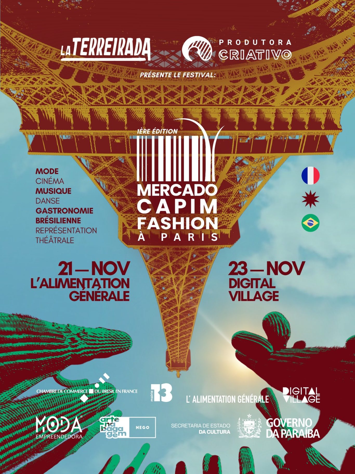 La Terreirada accueille le Mercado Capim Fashion : mode et culture de la Paraíba à Paris